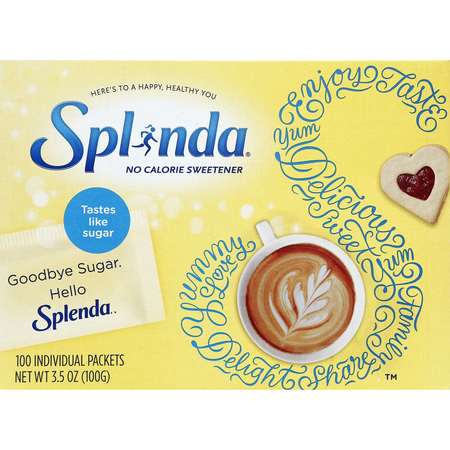 SPLENDA Splenda Packets 100 Count 3.5 oz., PK12 SP14000100